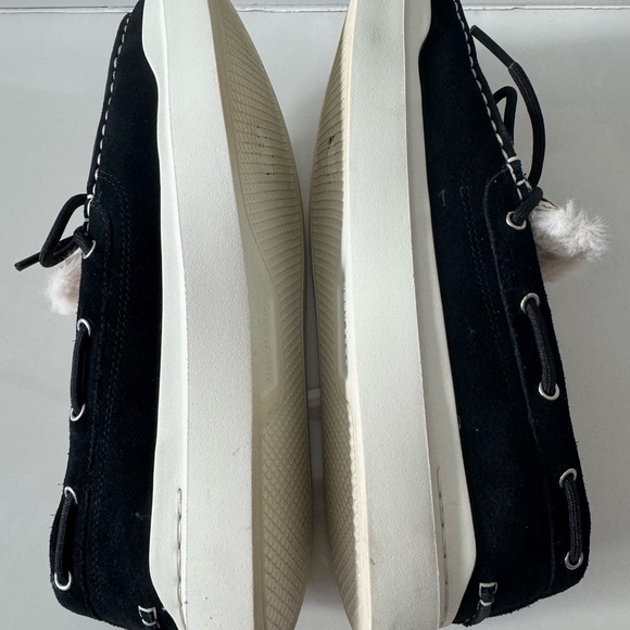 Cole Haan Women's GrandPro Rally Slipper Moccasin - Black Suede-Zebra Size 8 - Picture 9 of 11